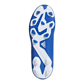 Kopačky Adidas Nemeziz 18.4 FxG Jr DB2357 vícebarevný modrý 2 Kopačky Adidas Nemeziz 18.4 FxG Jr DB2357 vícebarevný modrý 2