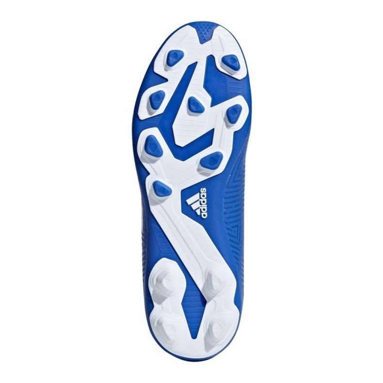 Kopačky Adidas Nemeziz 18.4 FxG Jr DB2357 vícebarevný modrý 2 Kopačky Adidas Nemeziz 18.4 FxG Jr DB2357 vícebarevný modrý 2