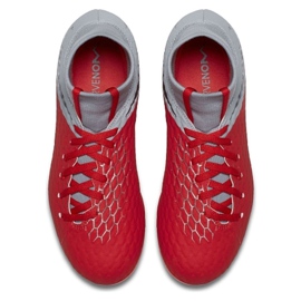 Kopačky Nike hypervenom Phantom 3 Academy Df Fg Jr AH7287-600 červený červený 1