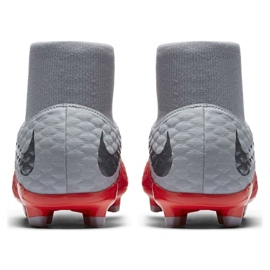 Kopačky Nike hypervenom Phantom 3 Academy Df Fg Jr AH7287-600 červený červený 2