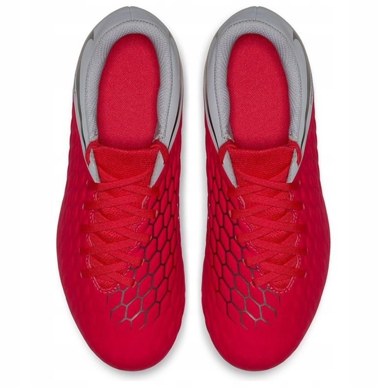 Kopačky Nike Hypervenom Phantom 3Club Fg Jr AJ4146-600 vícebarevný červené 2