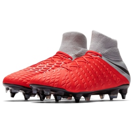 Kopačky Nike Hypervenom 3 Elite Df Sg Pro Ac M AJ3812-600 červený červený 2