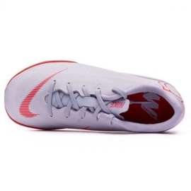 Sálová obuv Nike Mercurial VaporX 12 Academy Ps Ic Jr AH7352-060 šedá šedá 2