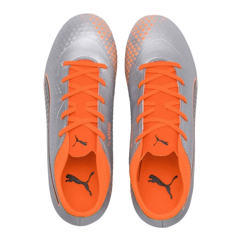 Kopačky Puma One 4 Syn Fg Jr 104782 01 vícebarevný šedá 2