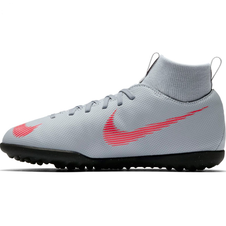 Kopačky Nike Mercurial Superfly X 6 Club Tf Jr AH7345 060 bílé bílý bílý 2