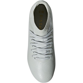 Kopačky Adidas Nemeziz 18.3 Fg Jr DB2353 bílý bílý 1