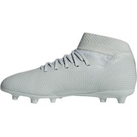 Kopačky Adidas Nemeziz 18.3 Fg Jr DB2353 bílý bílý 2 Kopačky Adidas Nemeziz 18.3 Fg Jr DB2353 bílý bílý 2