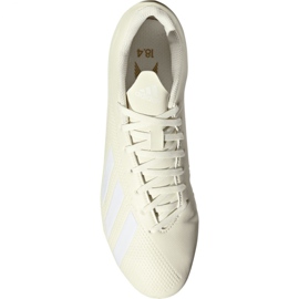 Kopačky Adidas X 18.4 Fg M DB2187 béžový bílý 2