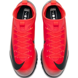 Kopačky Nike Mercurial Superfly X 6 Academy Gs CR7 Tf Jr AJ3112-600 červený červený 1