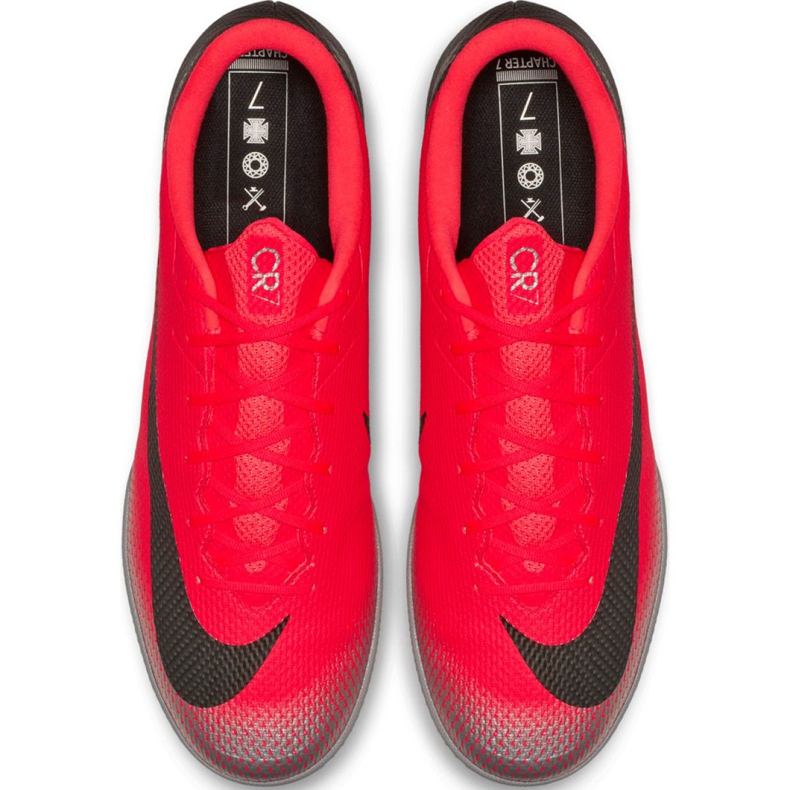 Sálová obuv Nike Mercurial Vapor X 12 Academy CR7 Ic M AJ3731-600 červený červený 1