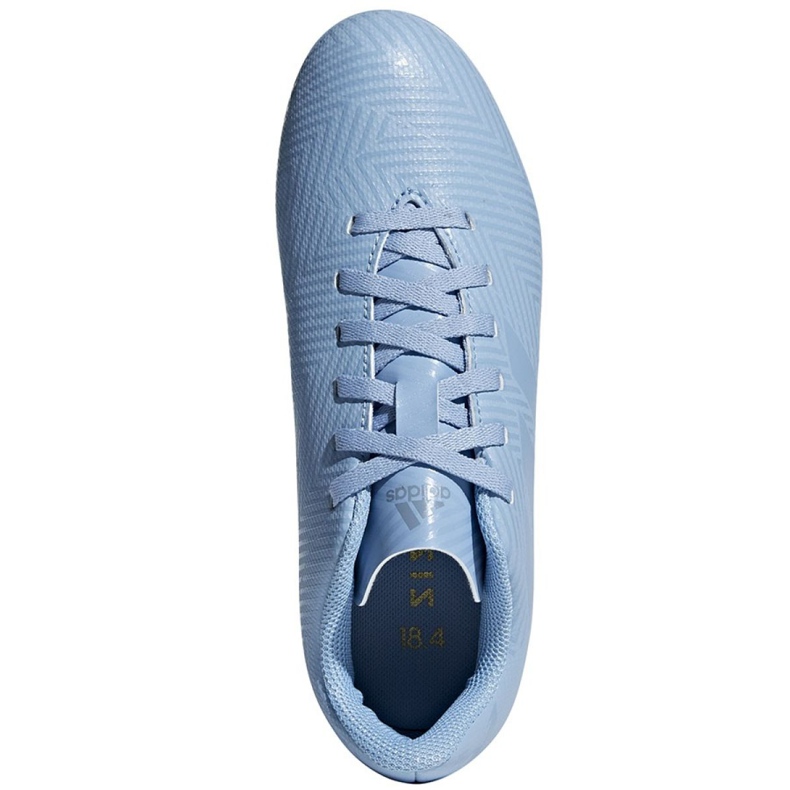Kopačky Adidas Nemeziz Messi 18.4 FxG Jr DB2368 vícebarevný modrý 2 Kopačky Adidas Nemeziz Messi 18.4 FxG Jr DB2368 vícebarevný modrý 2