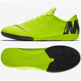 Sálová obuv Nike Mercurial Vapor 12 Academy Ic M AH7383-701 vícebarevný zelená 1 Sálová obuv Nike Mercurial Vapor 12 Academy Ic M AH7383-701 vícebarevný zelená 1
