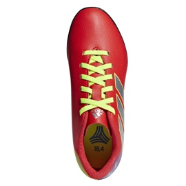 Kopačky Adidas Nemeziz Messi 18.4 Tf Jr CM8642 vícebarevný červený 1
