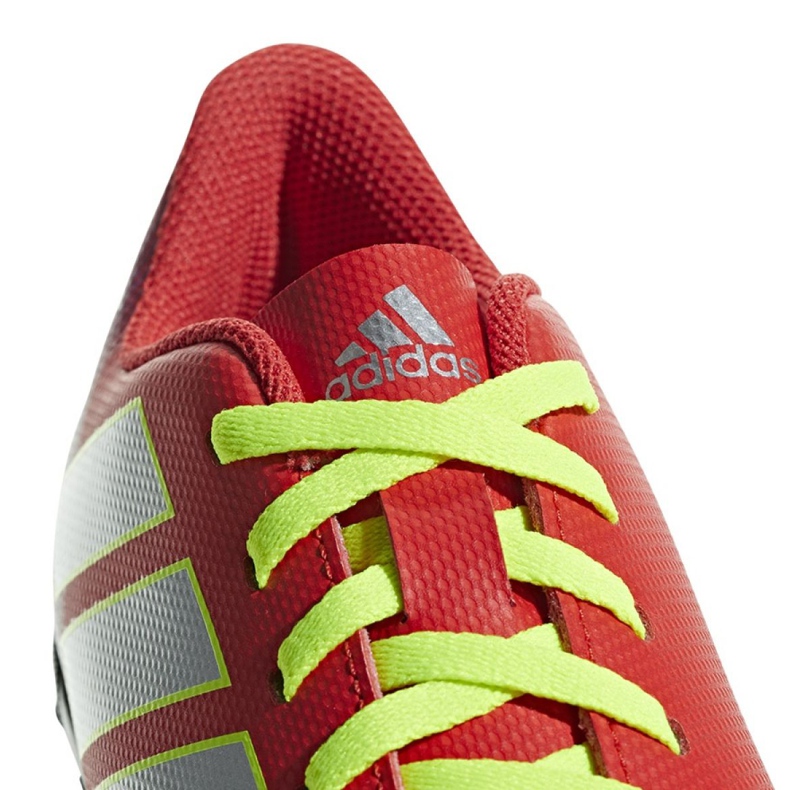 Kopačky Adidas Nemeziz Messi 18.4 Tf Jr CM8642 vícebarevný červené 2 Kopačky Adidas Nemeziz Messi 18.4 Tf Jr CM8642 vícebarevný červené 2