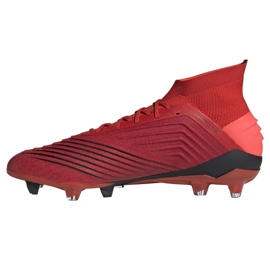 Kopačky Adidas Predator 19.1 Fg M BC0552 vícebarevný červený 1