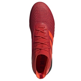 Kopačky Adidas Predator 19.1 Sg M D98054 červený červený 2