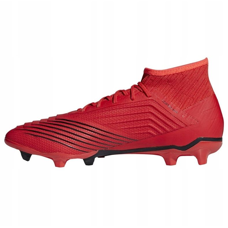 Kopačky Adidas Predator 19.2 Fg M D97940 vícebarevný červený 1