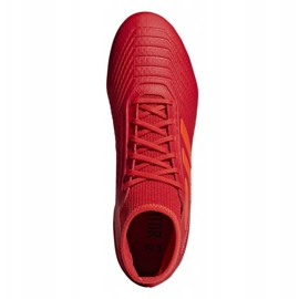 Kopačky Adidas Predator 19.3 Fg M BB9334 vícebarevný červený 2