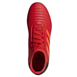 Kopačky Adidas Predator 19.3 Tf Jr CM8547 červený červený 2