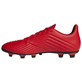 Kopačky Adidas Predator 19.4 FxG M D97970 vícebarevný červený 1