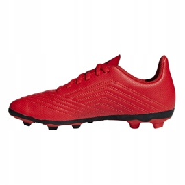 Kopačky Adidas Predator 19.4 FxG Jr CM8541 vícebarevný červený 1