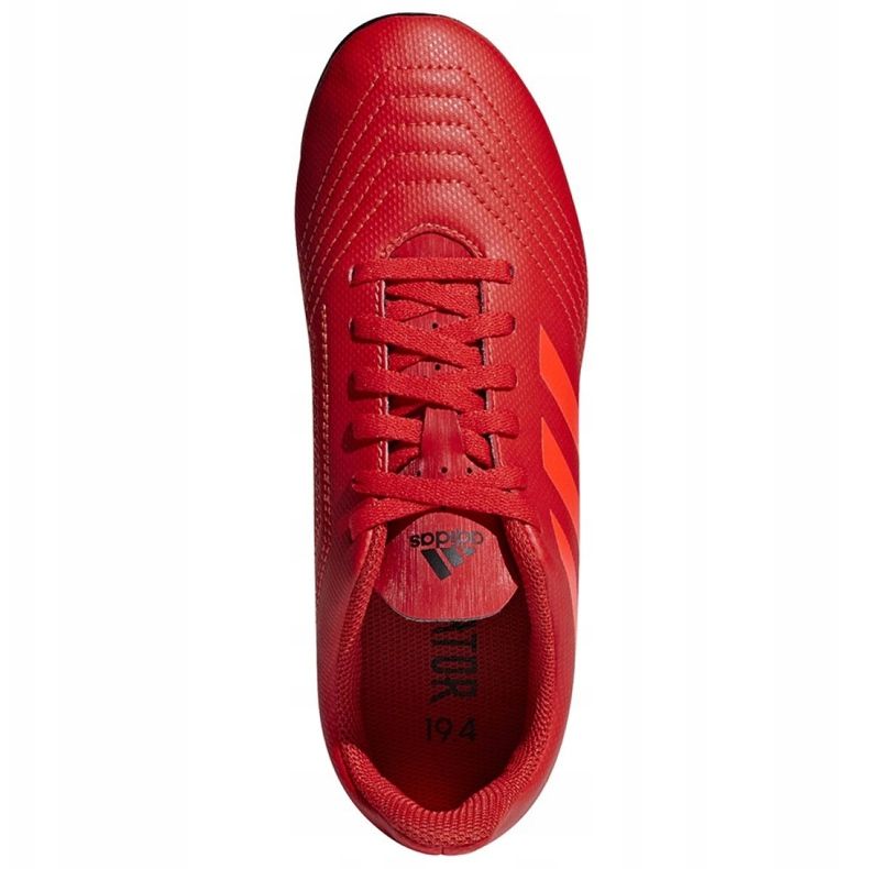 Kopačky Adidas Predator 19.4 FxG Jr CM8541 vícebarevný červený 2