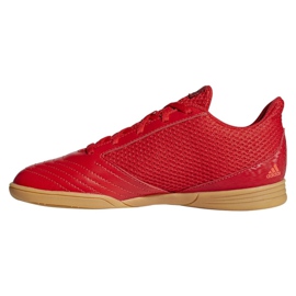Sálová obuv adidas Predator 19.4 In Sala Jr CM8552 vícebarevný červený 1