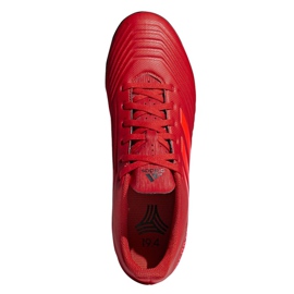 Kopačky Adidas Predator 19.4 Tf M D97973 červený červený 2