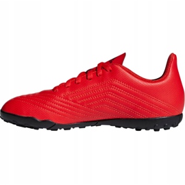 Kopačky Adidas Predator 19.4 Tf Jr CM8557 vícebarevný červené 1 Kopačky Adidas Predator 19.4 Tf Jr CM8557 vícebarevný červené 1