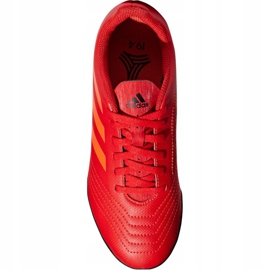 Kopačky Adidas Predator 19.4 Tf Jr CM8557 vícebarevný červený 2
