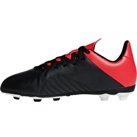 Kopačky Adidas X 18.4 FxG Jr BB9378 černá černá 2 Kopačky Adidas X 18.4 FxG Jr BB9378 černá černá 2