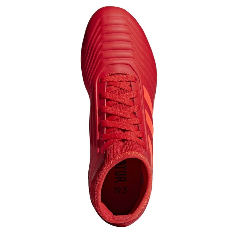 Kopačky Adidas Predator 19.3 Jr D98005 červené červené 2 Kopačky Adidas Predator 19.3 Jr D98005 červené červené 2