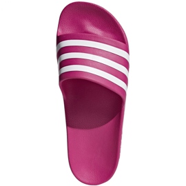 Pantofle Adidas Adilette Aqua F35536 červené vícebarevný 1