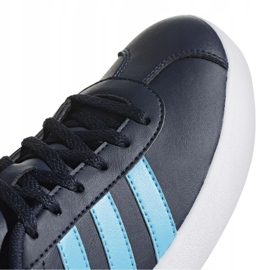 Boty adidas Vl Court 2.0 K Jr B75695 modrý námořnická modrá 2