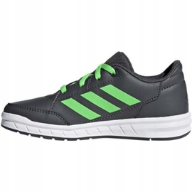Boty Adidas AltaSport Jr D96868 šedá zelený 2