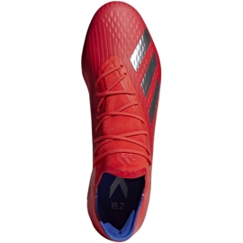 Kopačky Adidas X 18.2 Fg M BB9363 červený červený 1