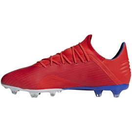 Kopačky Adidas X 18.2 Fg M BB9363 červený červený 2