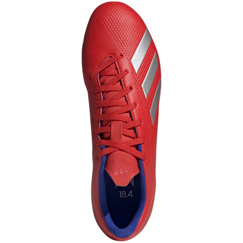 Kopačky Adidas X 18.4 Fg M BB9376 vícebarevný červené 1
