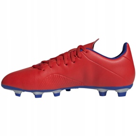 Kopačky Adidas X 18.4 Fg M BB9376 vícebarevný červený 2