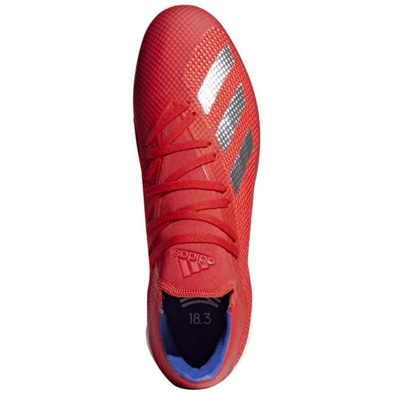 Sálová obuv adidas X 18.3 In M BB9392 vícebarevný červený 1