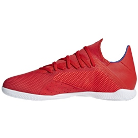 Sálová obuv adidas X 18.3 In M BB9392 vícebarevný červený 2