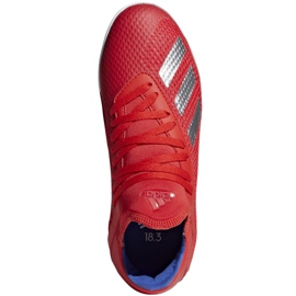 Sálová obuv adidas X 18.3 In Jr BB9396 vícebarevný červený 1