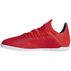 Sálová obuv adidas X 18.3 In Jr BB9396 vícebarevný červené 2
