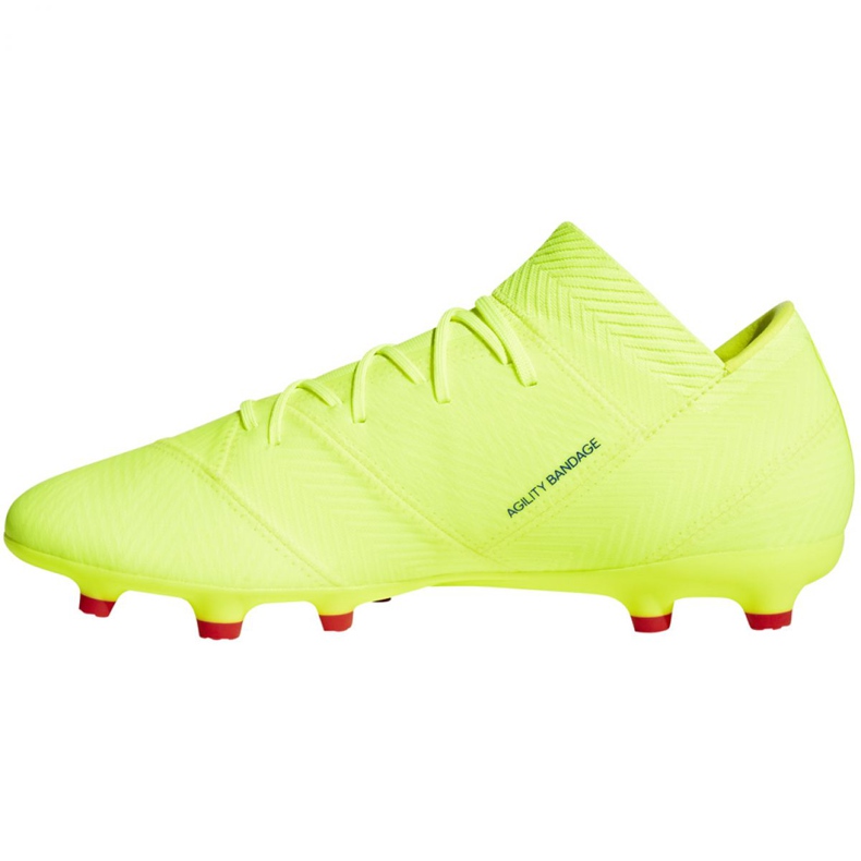 Kopačky Adidas Nemeziz 18.2 Fg M BB9431 žluť žluť 1