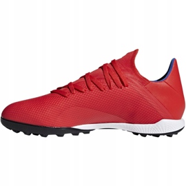Kopačky Adidas X 18.3 Tf M BB9399 vícebarevný pomeranče a červené 2