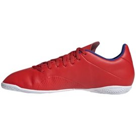 Sálová obuv adidas X 18.4 In M BB9406 vícebarevný červený 2