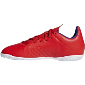 Sálová obuv adidas X 18.4 In Jr BB9410 vícebarevný červený 2