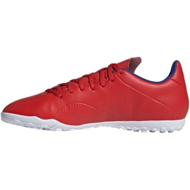 Kopačky Adidas X 18.4 Tf M BB9413 vícebarevný červený 2