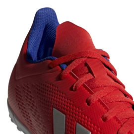 Kopačky Adidas X 18.4 Tf M BB9413 vícebarevný červené 3