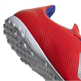 Kopačky Adidas X 18.4 Tf M BB9413 vícebarevný červené 4